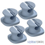CO060 Mini Cable Organizer Clips  4 Piece Set for Cable Management-Blue